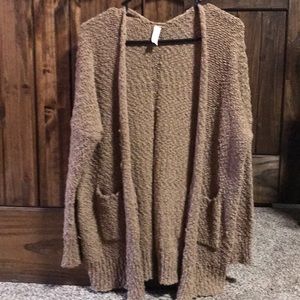 L love popcorn cardigan